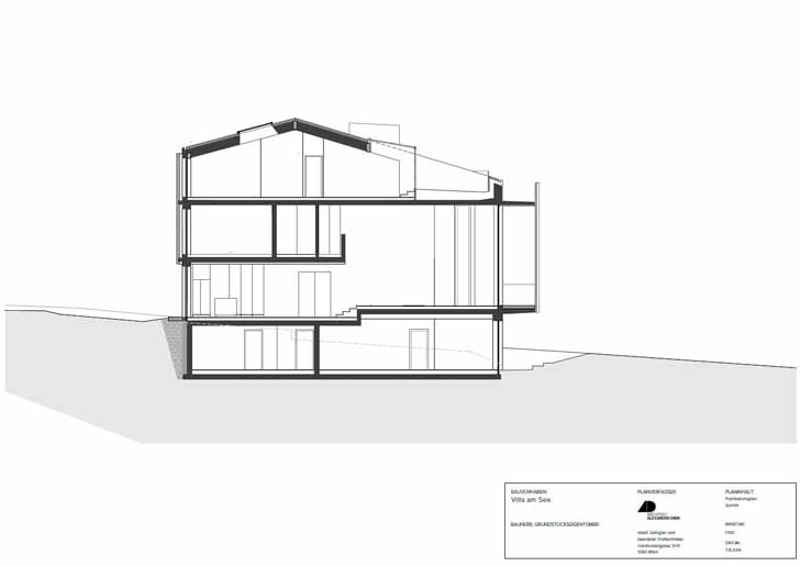 lakeside villa Austria, wooden shade screens, wood screen, wood facade, Viennese architects, Alexander Diem, Austrian architecture, facade patterns, patterns, wood patterns, traditional patterns, residential architecture