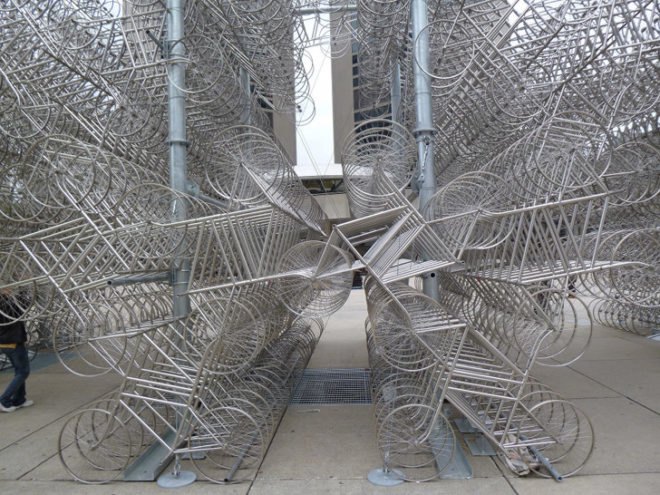 ai weiwei, installation art, forever bicycles, sculpture, venice biennale, architecture biennale,