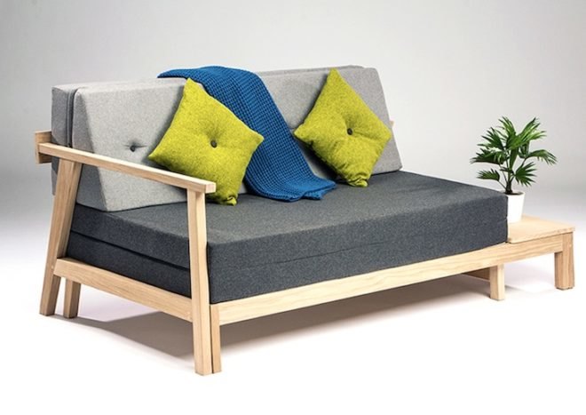 reader submitted content, matthew lewis hill, sofabed, wool, transforming furniture, tiny apartment, multifunctional furniture,