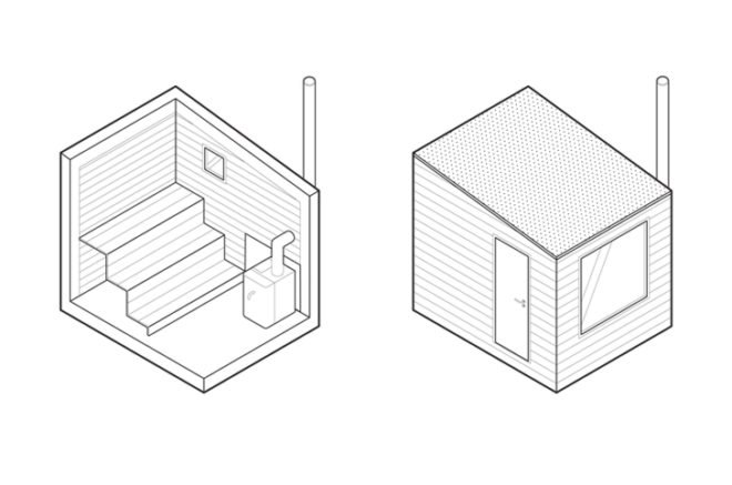 Jonas Wagell, sauna, Arja Sauna, Swedish design, finnish architecture, tiny house, tiny home, holiday house, green architecture, eco tourism