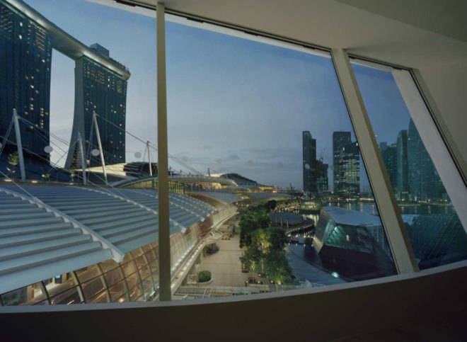 Safdie Architects, Artscience Museum Singapore, Singapore, musem, lilypad architecture, arup, singapore architecture, Fiber Reinforced Polymer, floating building, sustainable architecture, rainwater harvesting, rainwater collection