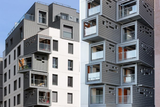 Carre Seine, Pietri Architectes, Issy-les-Moulineaux, eco apartments, energy efficient apartments, eco development, paris, france