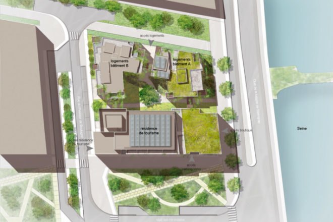 Carre Seine, Pietri Architectes, Issy-les-Moulineaux, eco apartments, energy efficient apartments, eco development, paris, france