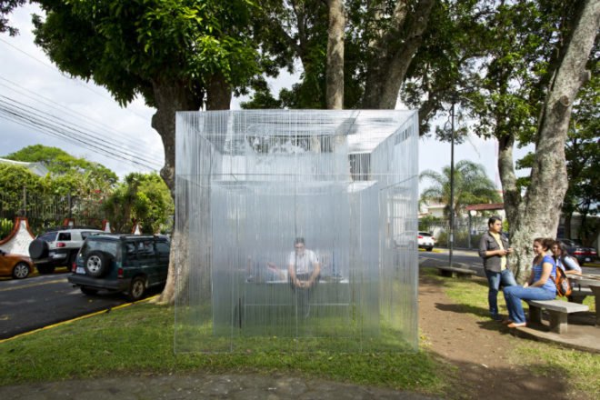 Cascade of Light, BenjaminGarciaSaxe, universidad veritas, student project, costa rica, eco pavilion,