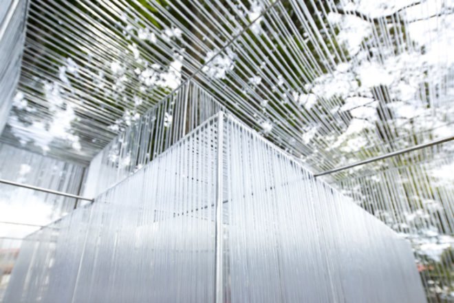 Cascade of Light, BenjaminGarciaSaxe, universidad veritas, student project, costa rica, eco pavilion,