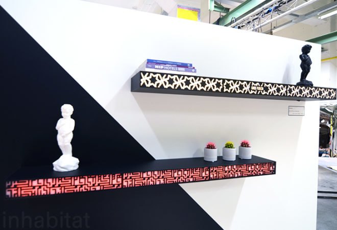 Nichenn LED Bookshelf, Cheb Fusion, 15 young designers, Biennale Interieur, Design Platform Flanders, Design Parcours, Belgium, Flanders, Flemish Designers, Belgian Designers, Ventura Interieur, Kortrijk, interior design, green design, sustainable design, green interiors