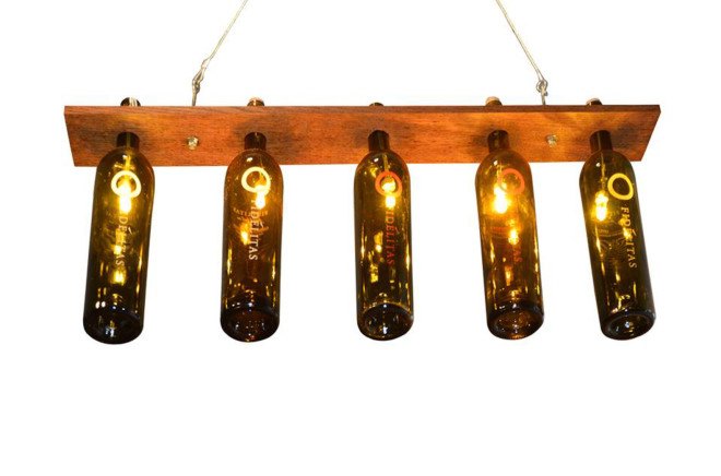 Chicwatts, upcycled lights, upcycled lighting, upcycled lamps, green lighting, upcycled bottles, landfill waste, art, design, green design, green lighting