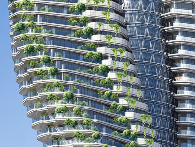Vincent Callebaut, Citytrees DNA Towers, Citytrees, DNA design, green towers, energy-efficient towers, recycling, passivhaus, vertical city, vertical garden