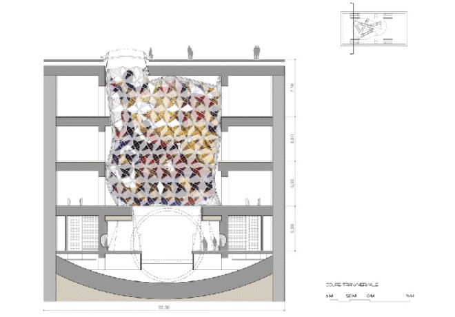 French architects, EMBT, Elizabeth de Portzamparc, metro station, train station, train station Paris, Paris metro, Paris architecture, architecture competition