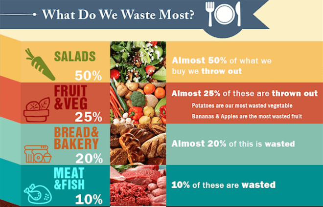 food waste, obesity, infographic, user generated content, reader submissions, food thrown away, wasting food, infographic about food waste, ireland food waste, UK food waste, world hunger,