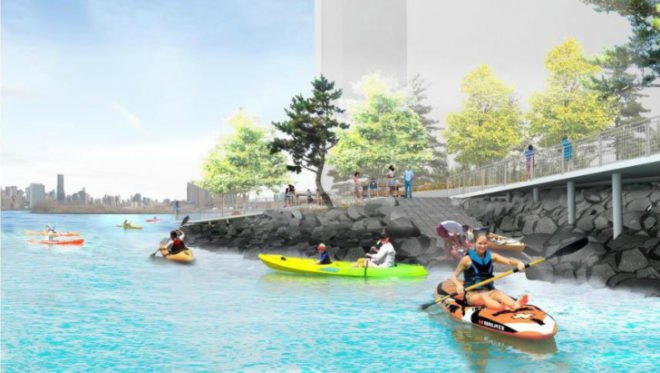 Greenpoint Landing, James Corner Field Operations, hurricane sandy, resilient design, landscape architecture, brooklyn parks, waterfront design nyc, nyc infrastructure, architecture, highline landscape architecture