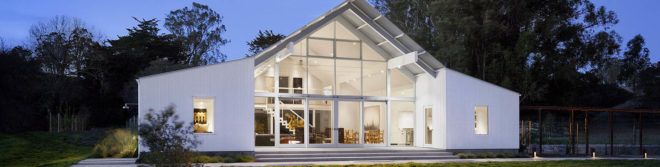 green design, eco design, sustainable design, Turnbill Griffin Haesloop Architects, Leed Platinum Farmhouse, Petaluma California, Hupomone Ranch, photovoltaic panels, passive heating and cooling