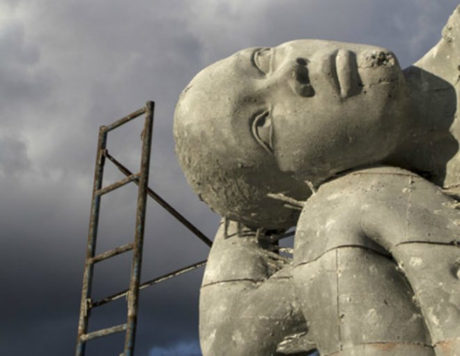 Jason deCaires Taylor, Ocean Atlas, underwater sculpture, art, bahamas art, B.R.E.E.F, Bahamas Reef Environment Educational Foundation, ocean life, ocean initiatives, underwater sculpture garden, Sir Nicholas Nuttall, stressed natural reef, ocean reefs, coral reef protection