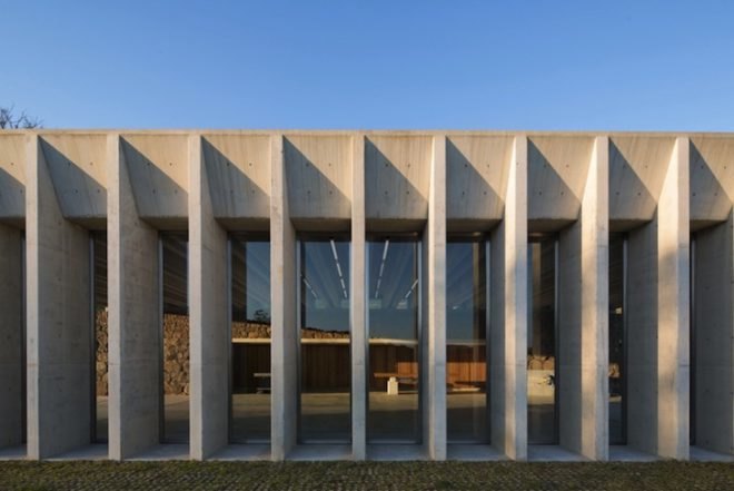 Lune de Sang, Lune de Sang sheds, World Architecture Festival, WAF 2014 Award, CHROFI, New South Wales, Australia, shed, pavilions, sustainable forest, sustainably managed forest, landscape regeneration project, cantilever, concrete beams,