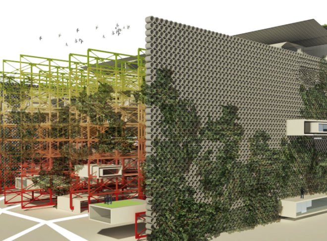 Cristian Ferrera, Natural Symphony, natural symphony, International Architecture Biennale in Argentina, Argentina, International Architecture, sustainable architecture, sustainability, greywater, rainwater collection, wind cells, wind energy, solar power, solar panels