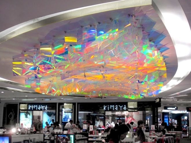 orproject, indira gandhi international airport, Lehar, Dichroic, dichroic film, art installation, reader submitted content,