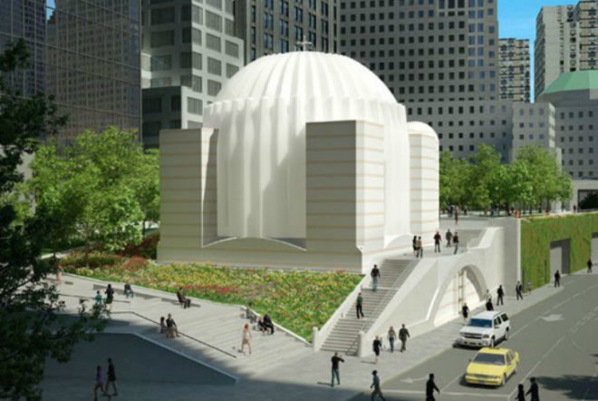 Santiago Calatrava, Saint Nicholas National Shrine, Greek Orthodox church, architecture, 9/11, ground blessing ceremony, National September 11 Memorial, Father Evagoras Constantinides, Spokesman of the Greek Orthodox Archdiocese of America, nyc churches