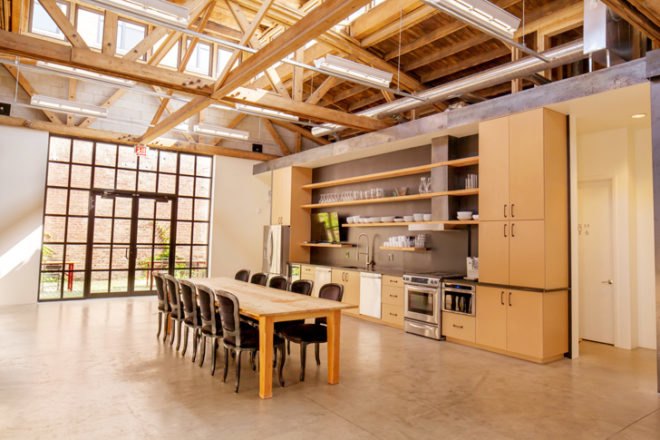 Olson Kundig Architects, Sarofsky Corporation, movies, office space, studio space, green renovation, preservation, Chicago, Seattle architects