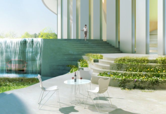 green mansion, Baca Architects, passive house, passivhaus, English passivhau, Round roof, CHP, GSHP,