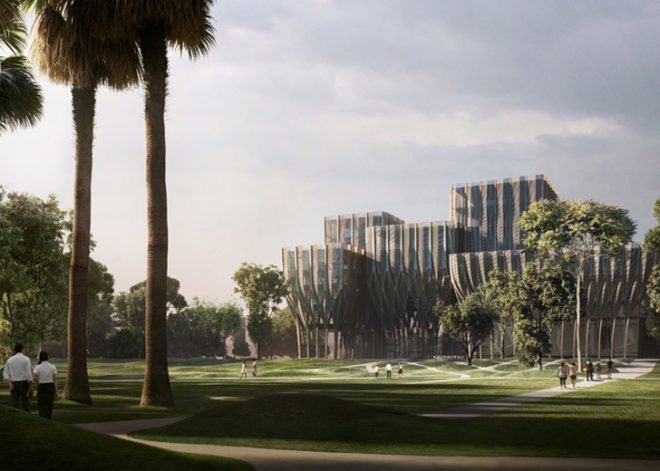 Zaha Hadid Architects, Sleuk Rith Institute, Cambodia architecture, Khmer Rouge, institute, wooden architecture, wooden shades, facade design