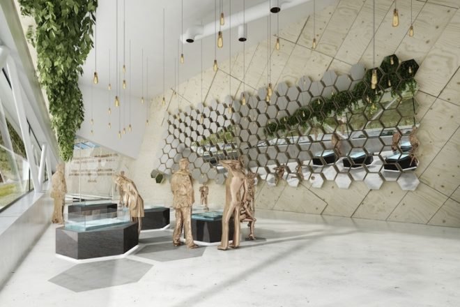 Slovenia, SoNo Arhitekti, 2015 World Expo, 2015 Milan Expo, World Expo, Slovenia pavilion, world expo pavilion, milan, geometric pavilion, pavilion, timber pavilion,