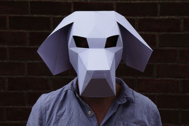 Steve Wintercroft, diy art, dyi masks, dyi halloween costume, halloween, paper art, paper sculpture, recycled paper, green design