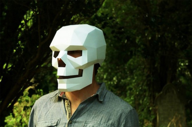 Steve Wintercroft, diy art, dyi masks, dyi halloween costume, halloween, paper art, paper sculpture, recycled paper, green design