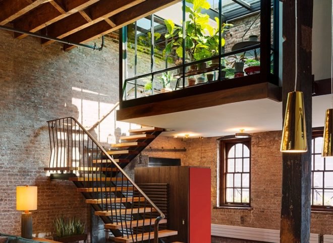 new york architecture, dwell on design, home tours, nyc interior design, green renovations, eco interiors, bring nature indoors, eco-friendly apartment design, new york city apartments, andrew franz, tribeca real estate, building restorations, adaptive reuse
