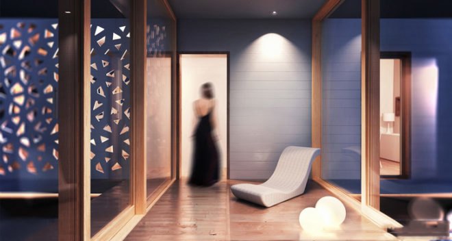 Micaela Colella, Maurizio Barberio, wooden home, prefab housing, recyclable architecture, recyclable house, prefab, italian architects, solar roof tiles, modular architecture