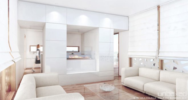 Micaela Colella, Maurizio Barberio, wooden home, prefab housing, recyclable architecture, recyclable house, prefab, italian architects, solar roof tiles, modular architecture