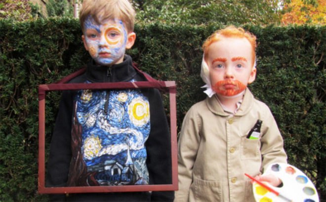Halloween, halloween, Hallowe'en, hallowe'en, halloween costume, halloween costume contest, halloween contest, costumes, costume, costume contest, family costume, family costumes, Van Gogh, Starry Night