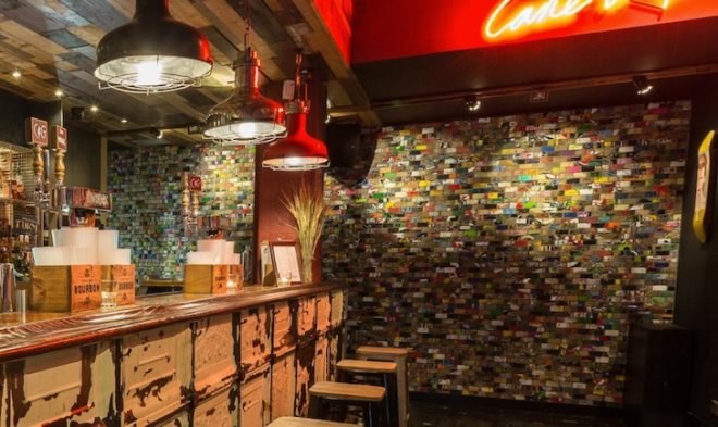art of board, i ride i recycle, skateboard, recycled skateboard, recycled skateboard tiles, ceramic tiles, reader submitted content, google headquarters, pre-consumer recycled materials, imagine tile