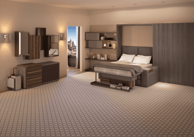 Resource Furniture, micro apartment, micro living, small living, tiny apartments, green design, eco design, green furniture, double duty furniture, sustainable furniture, hotel resource, dwell on design ny, dwell on design, double duty furniture, furniture for small spaces