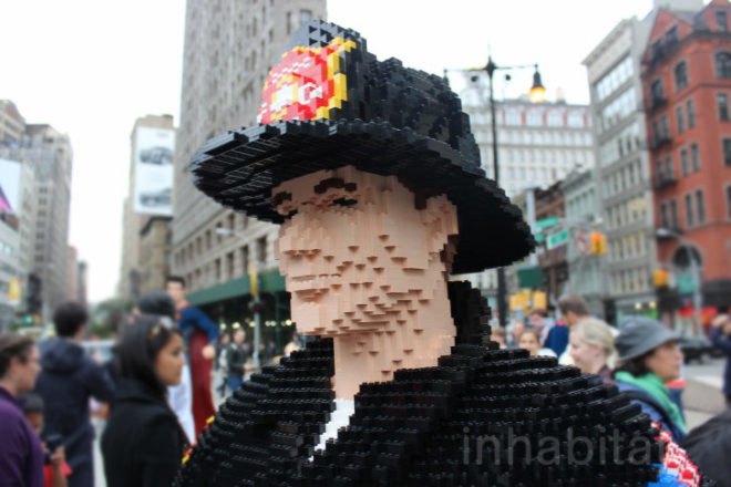 LEGO Firefighter, LEGO, lego flatiron, lego flatiron store, lego store nyc, new lego store nyc, madison square park, madison square park lego