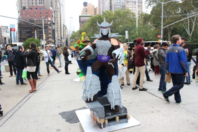 LEGO Shredder, LEGO, lego flatiron, lego flatiron store, lego store nyc, new lego store nyc, madison square park, madison square park lego