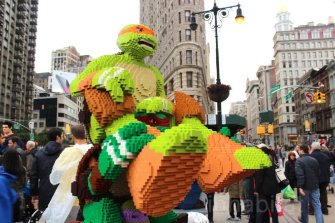 LEGO Teenage Mutant Ninja Turtles, LEGO, lego flatiron, lego flatiron store, lego store nyc, new lego store nyc, madison square park, madison square park lego