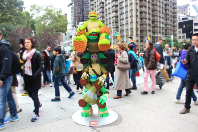 LEGO Teenage Mutant Ninja Turtles, LEGO, lego flatiron, lego flatiron store, lego store nyc, new lego store nyc, madison square park, madison square park lego