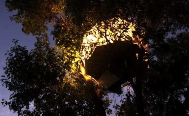 lantern-like homes, Cherry Tree House, tom hare, glowing homes, lantern-like architecture, Hus.Ett, Torsten Ottesjö, O2 Sustainability Treehouse, Dustin Fieder, 4Treehouse, Lukasz Kos, Lucky Drops, Yasuhiro Yamashita, Swamp Huts, Moskow Lin Architects, Writer's Studio, WSD Architecture