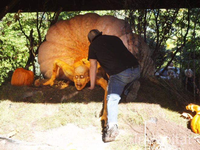 green design, eco design, sustainable design, Ray Villafane, carved pumpkins, New York Botanical Garden, Halloween, Bronx