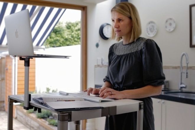 ZestDesk, standing desk, reader submitted content, portable standing desk, folding standing desk, adjustable standing desk, zestdesk kickstarter, kickstarter