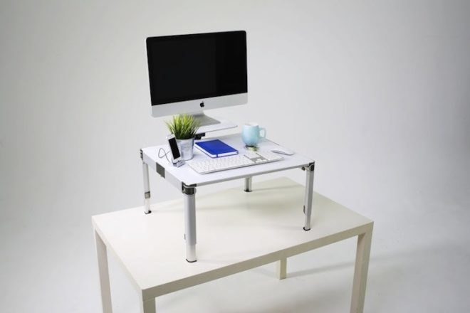 ZestDesk, standing desk, reader submitted content, portable standing desk, folding standing desk, adjustable standing desk, zestdesk kickstarter, kickstarter
