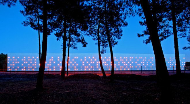 green design, eco design, sustainable design, Baggio-Piechaud, LED facade, Ballande Group, moat, led lights