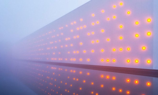 green design, eco design, sustainable design, Baggio-Piechaud, LED facade, Ballande Group, moat, led lights