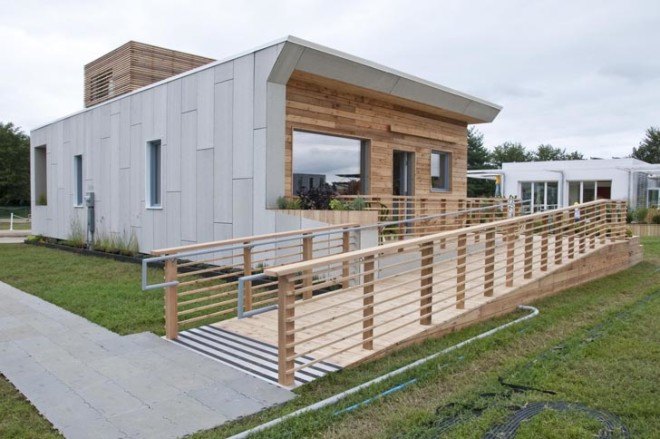 energy-efficient home, affordable housing, solar gain, net zero, Net Zero Home, solar decathlon, solar energy, empowerhouse, parsons new school, student work, architecture competition, low-cost housing