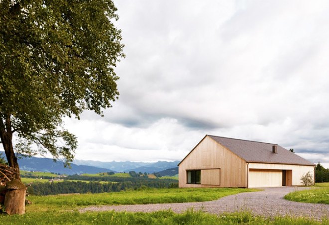Haus Kaltschmieden, Bernardo Bader, architecture, german architecture, farmhouse renovation, farmhouse architecture, design, sustainable design, repurposed materials, white fir cladding,