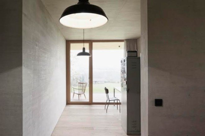 Haus Kaltschmieden, Bernardo Bader, architecture, german architecture, farmhouse renovation, farmhouse architecture, design, sustainable design, repurposed materials, white fir cladding,