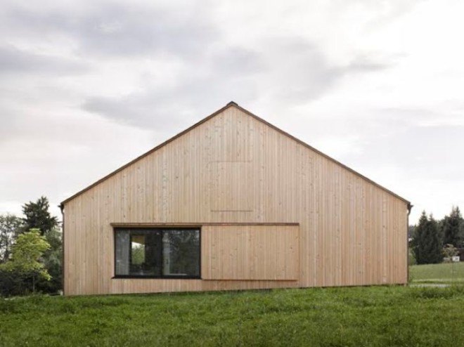 Haus Kaltschmieden, Bernardo Bader, architecture, german architecture, farmhouse renovation, farmhouse architecture, design, sustainable design, repurposed materials, white fir cladding,