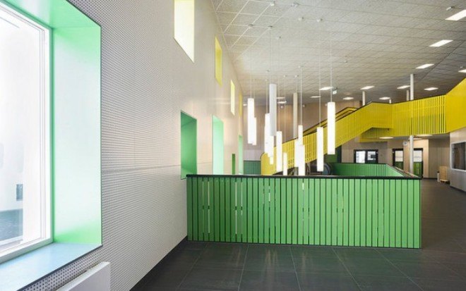 Passive House school, Kolla School, Kjellgren Kaminsky Architecture, architecture, passive house, energy efficiency, sustainable design, Sweden's passive house, Sweden architecture, sustainable schools,