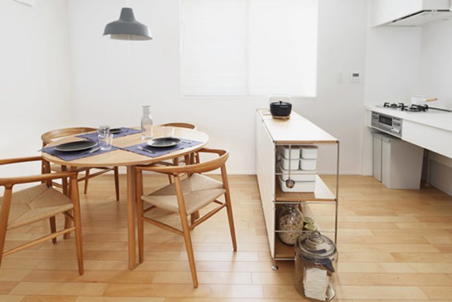 MUJI, MUJI house, three-storey home, Tokyo, prefab home, wooden facade, MUJI furnishing, open plan design, minimalistic interiors, daylit interiors