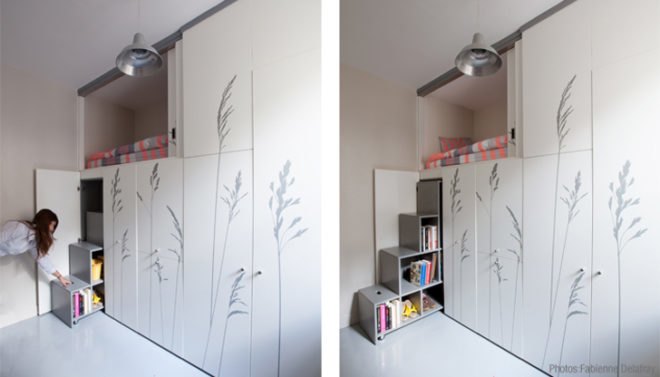 kikoto, french architects, small space living, small apartments, tiny spaces, swiss army knife, paris, transformable furniture, modular furniture, space-saving design
